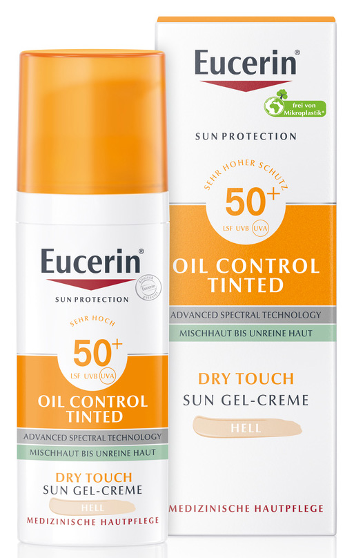 Eucerin Sun Oil Control napozó krém-gél FF50+ light