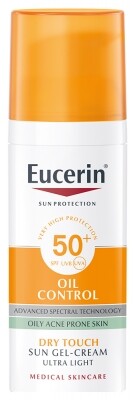 Eucerin Sun Oil Control napozó krém-gél arcra FF50+