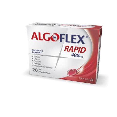 Algoflex Rapid 400 mg lágy kapszula