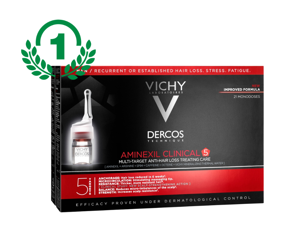 Vichy Dercos Aminexil férfiaknak Clinical 5 21x6ml