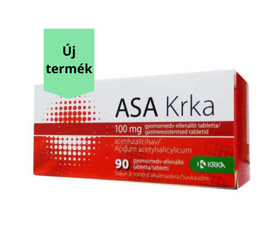 Asa Krka 100 mg gyomornedv-ellenálló tabletta
