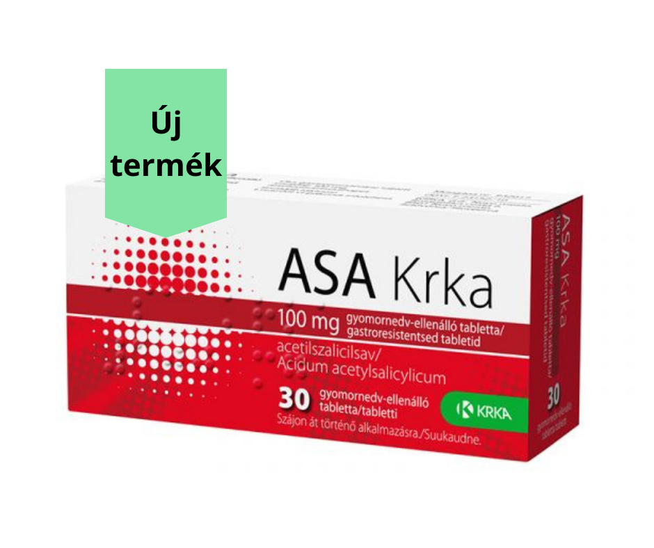 Asa Krka 100 mg gyomornedv-ellenálló tabletta