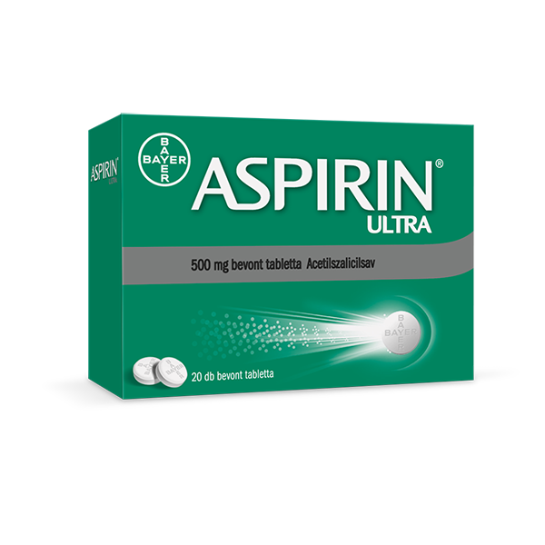 Aspirin Ultra 500 mg bevont tabletta 