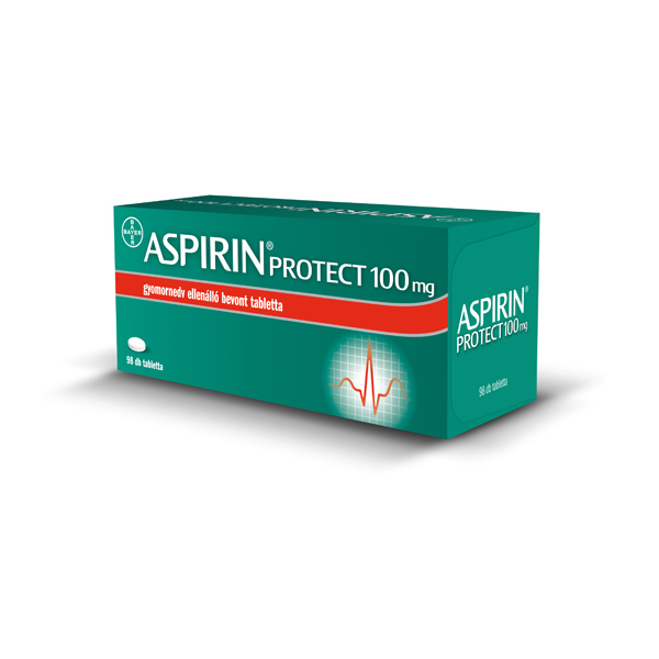 Aspirin Protect 100 mg gyomornedv-ellenálló bevont tabletta 