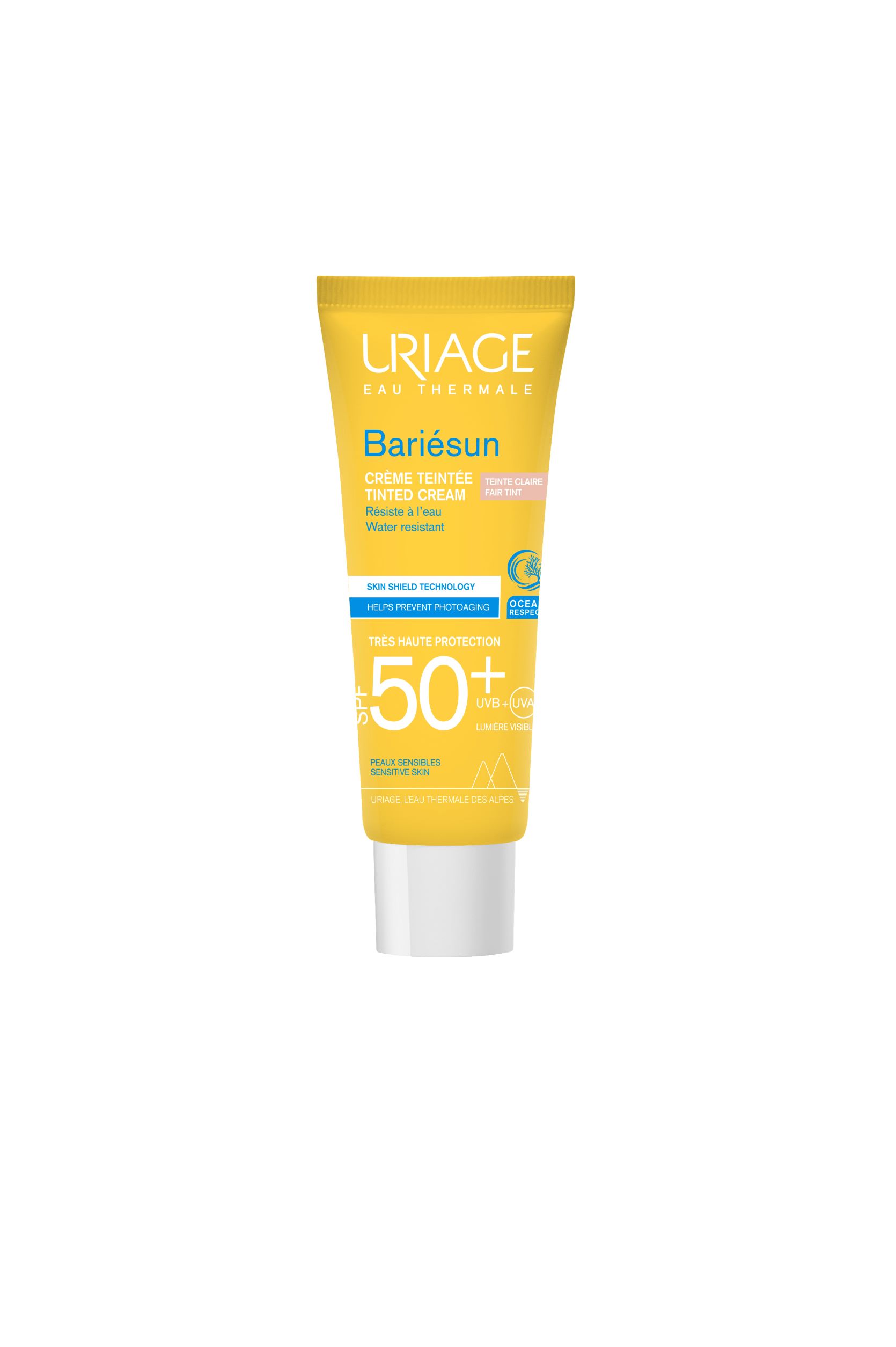 Uriage Bariésun SPF50+ színezett arckrém (világos)
