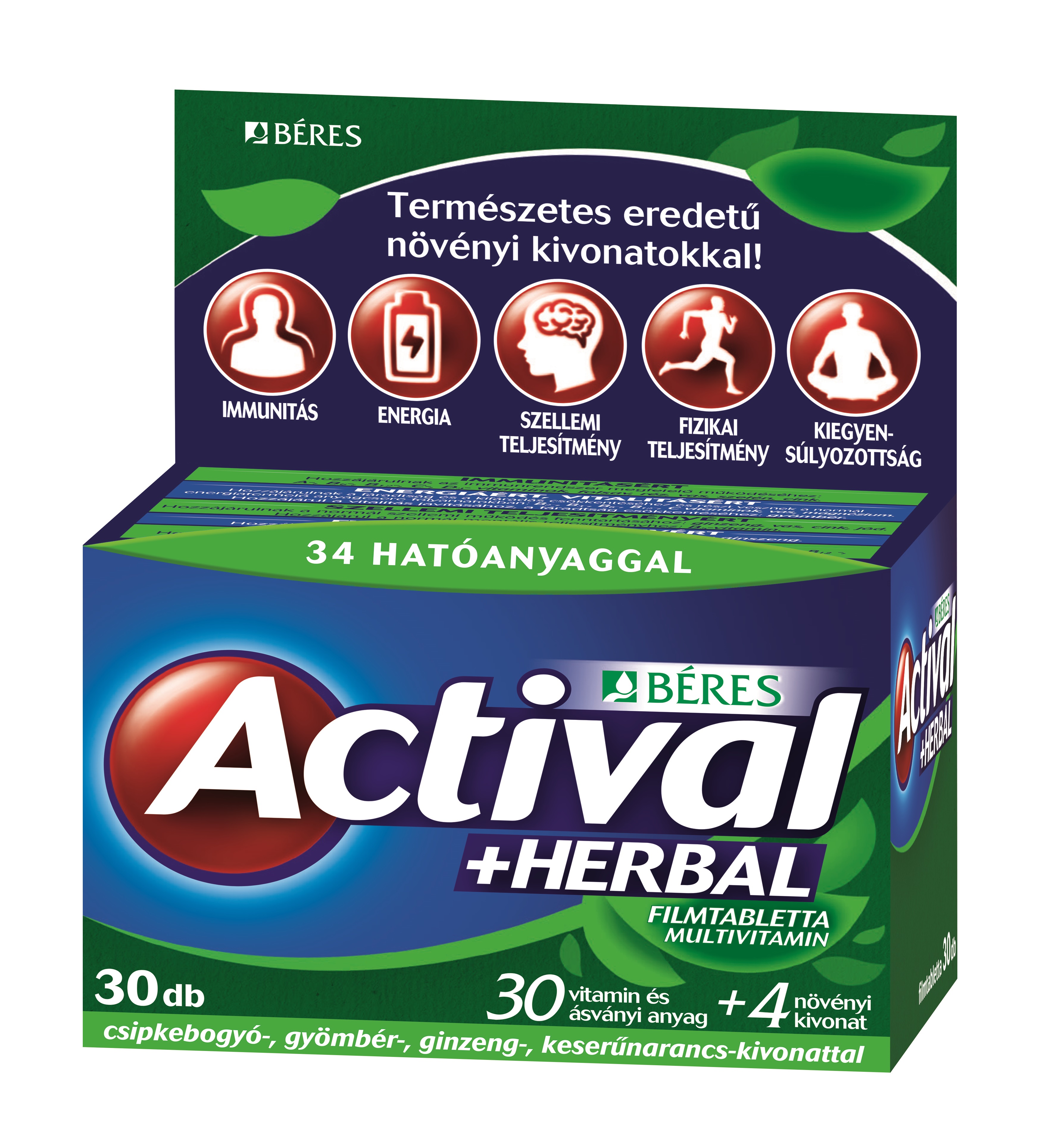 Actival + Herbal filmtabletta