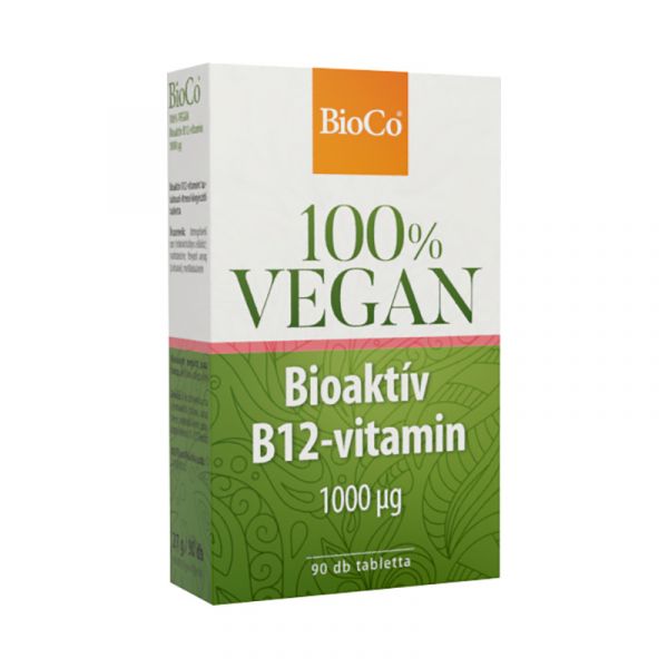 BioCo Vegan bioaktí­v B12 1000 mcg tabletta