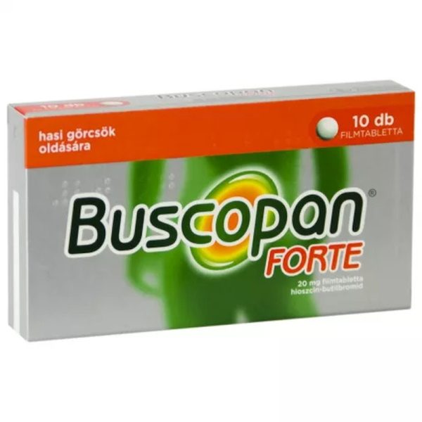 Buscopan Forte 20 mg filmtabletta