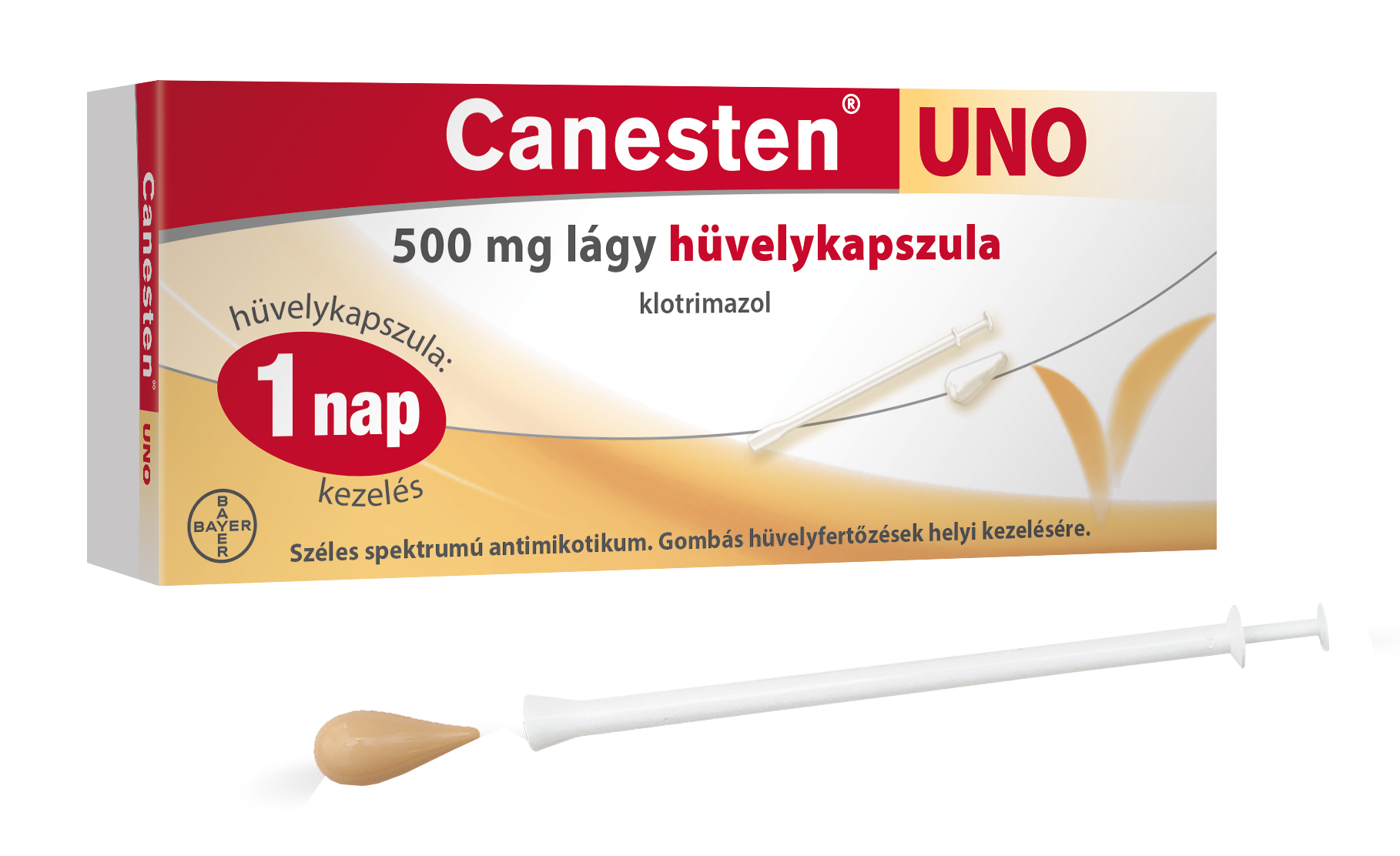Canesten Uno 500 mg lágy hüvelykapszula