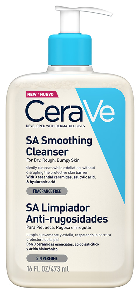 CeraVe SA gél bőrsimító tisztító arcra testre