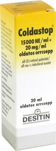Coldastop 15000 NE/ml + 20 mg/ml oldatos orrcsepp