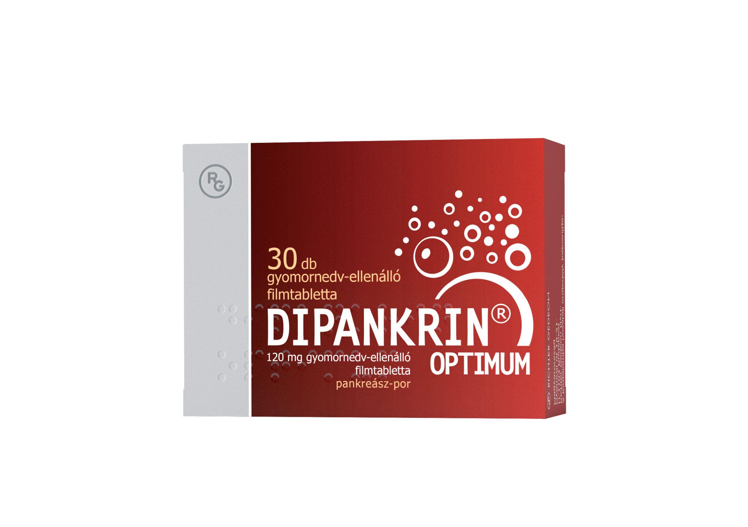 Dipankrin Optimum 120 mg gyomornedv-ellenálló filmtabletta