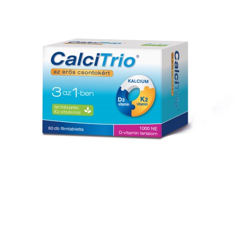 CalciTrio Kalcium+K2 vitamin+D3 vitamin filmtabletta