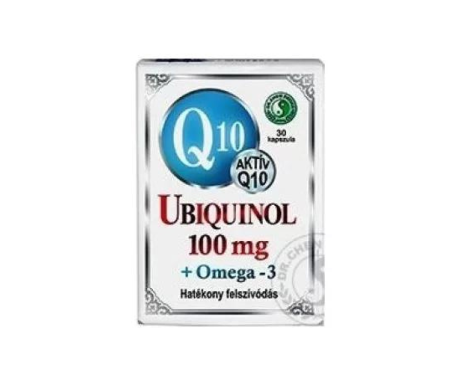 Dr. Chen Q10 100 mg ubiquinol Omega-3 kapszula