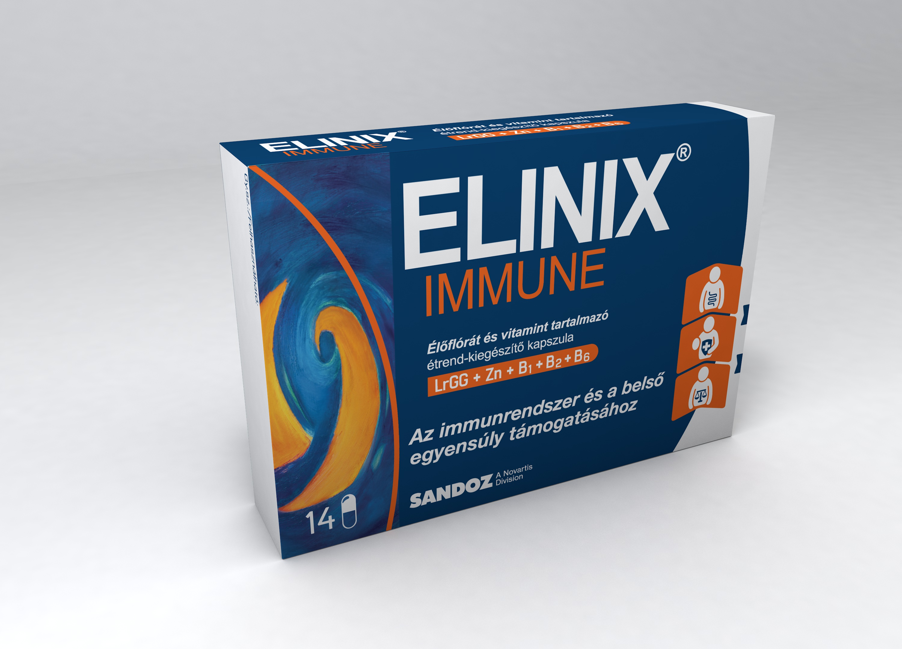 Elinix Immune élőflórát és vitamint tartalmazó kapszula