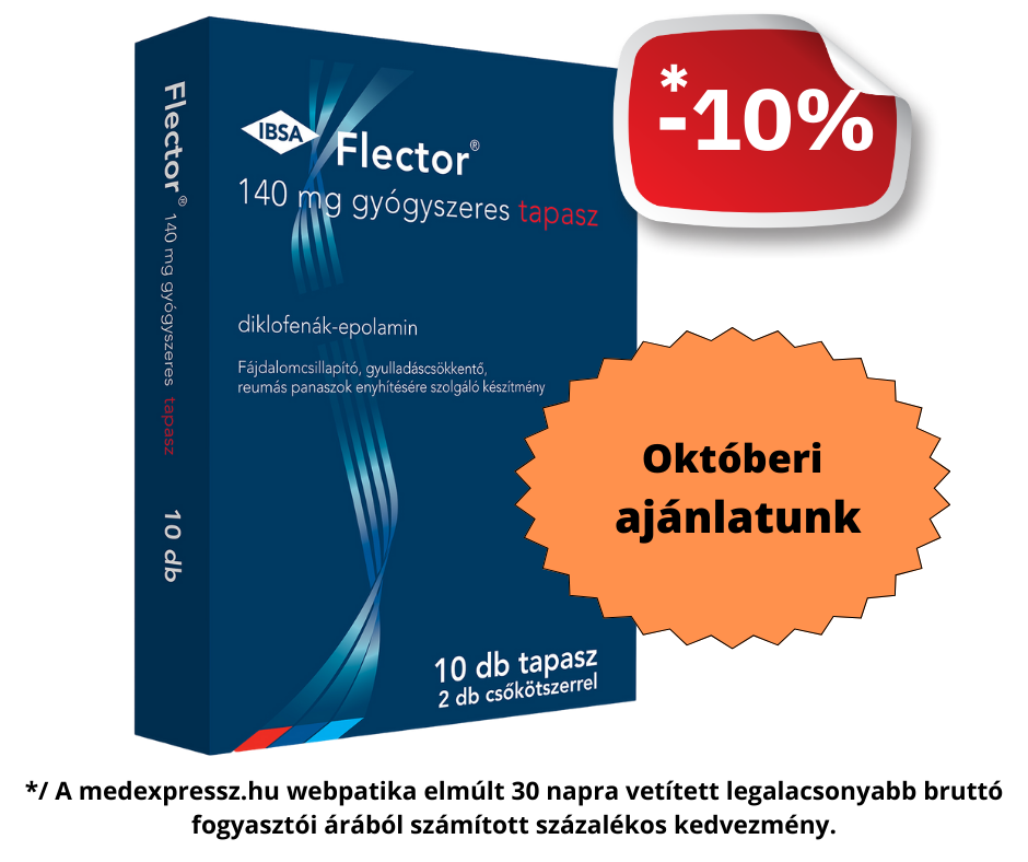 Flector 140 mg gyógyszeres tapasz