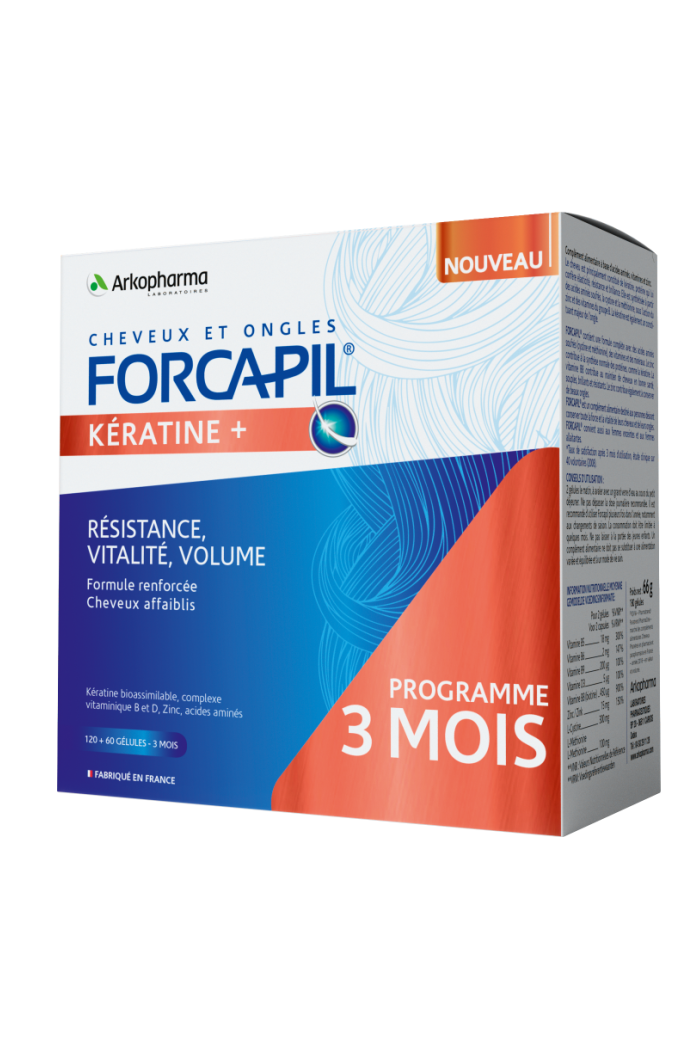 Forcapil Keratin + Hajerősítő kapszula