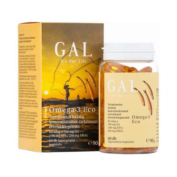 GAL Eco Omega-3 természetes halolaj kapszula