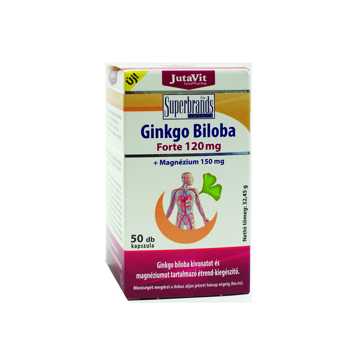 JutaVit Ginkgo Biloba Forte 120 mg kapszula