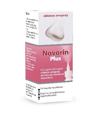 Novorin Plus 0,5 mg/ml+50 mg/ml oldatos orrspray