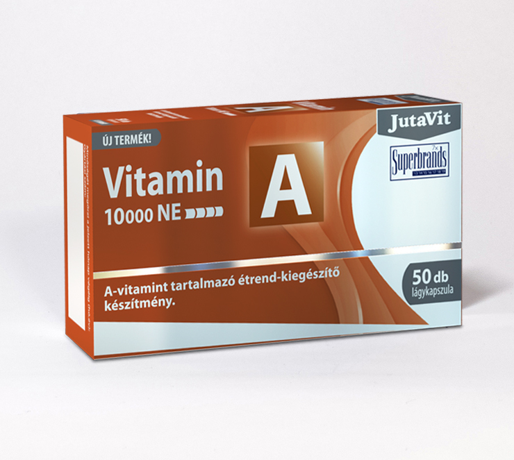 JutaVit A vitamin 10000NE lágy kapszula 