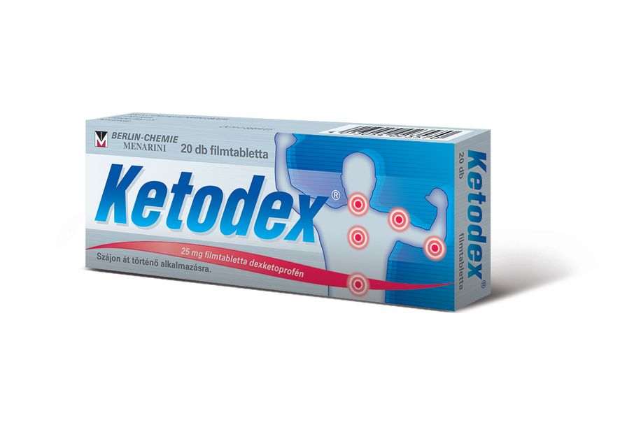Ketodex 25 mg filmtabletta