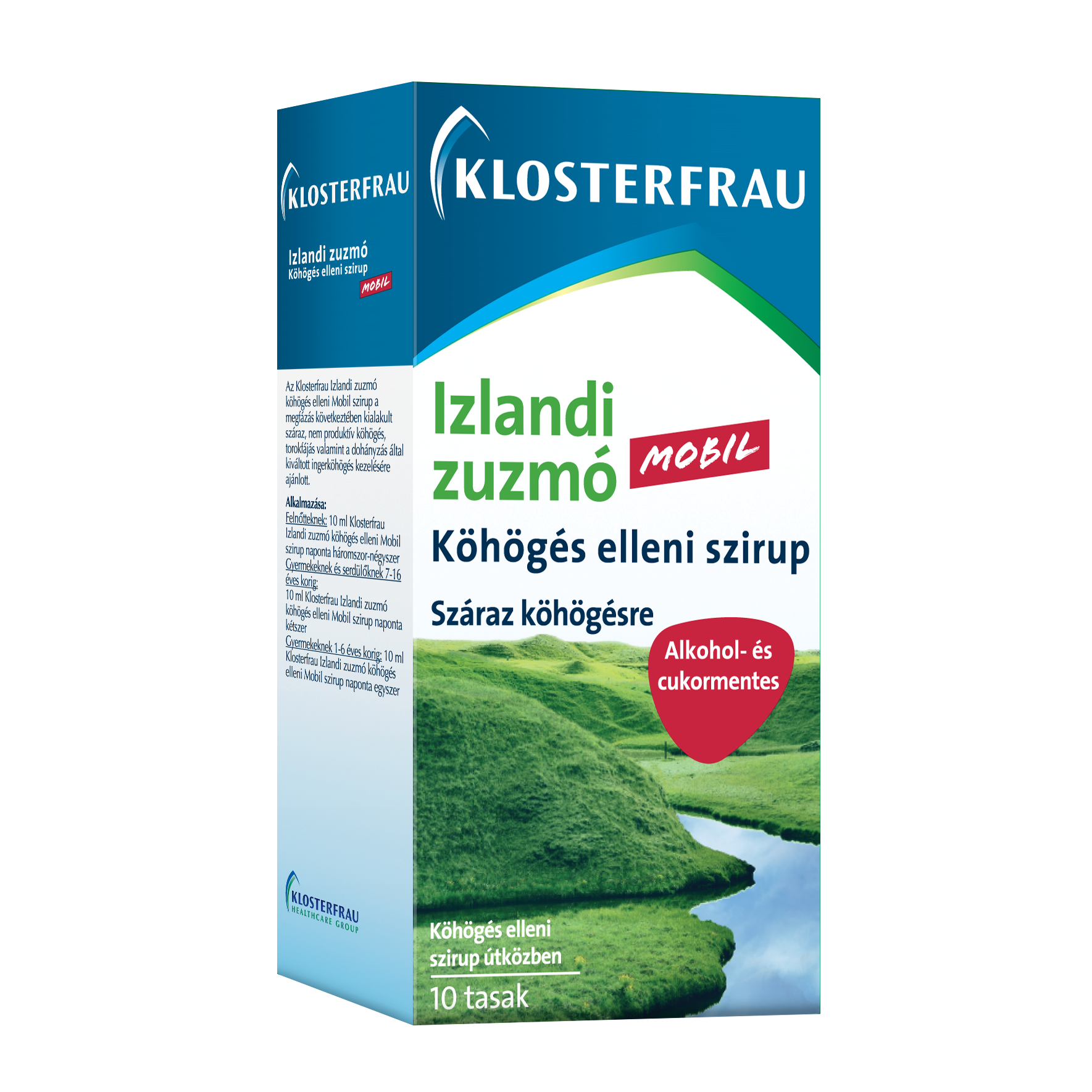 Klosterfrau Izlandi zuzmó köhögés elleni szirup MOBIL tasakban 