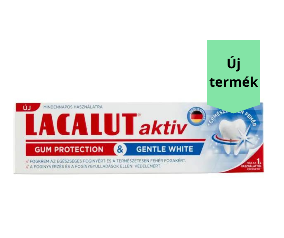 Lacalut aktív gum protection & gentle white fogkrém