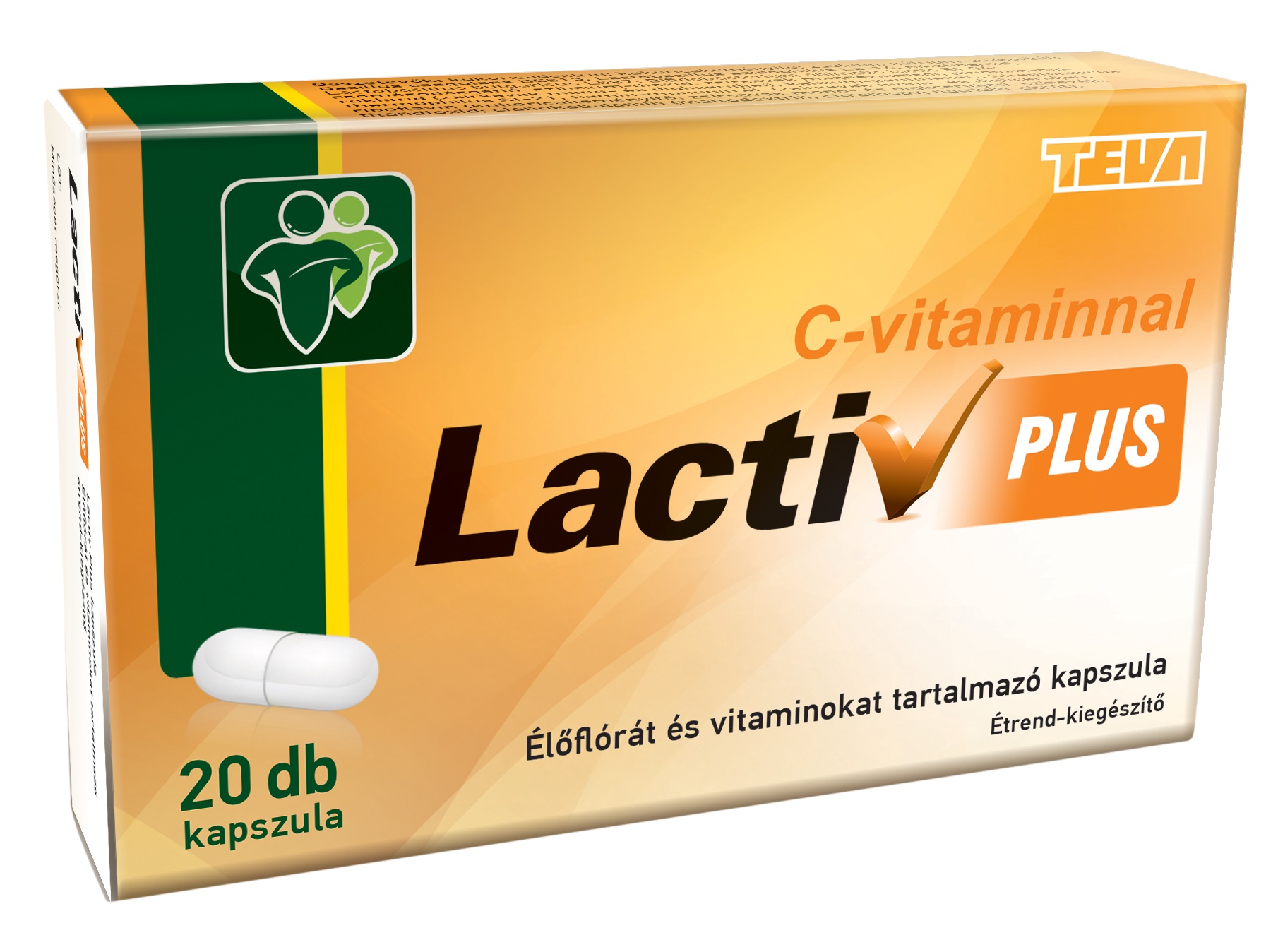 Lactiv Plus élőflóra + vitamin kapszula 