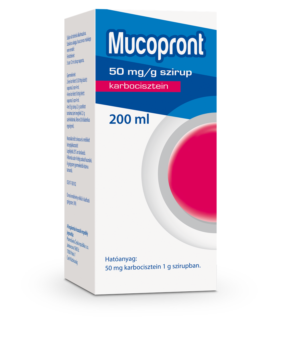 Mucopront 50 mg/g szirup 200ml