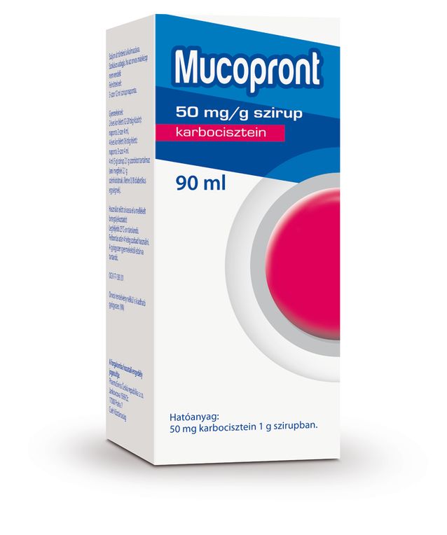 Mucopront 50 mg/g szirup