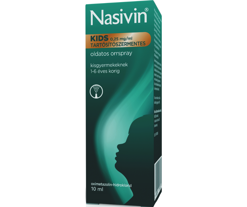 Nasivin Kids 0,25 mg/ml tartósítószermentes oldatos orrspray