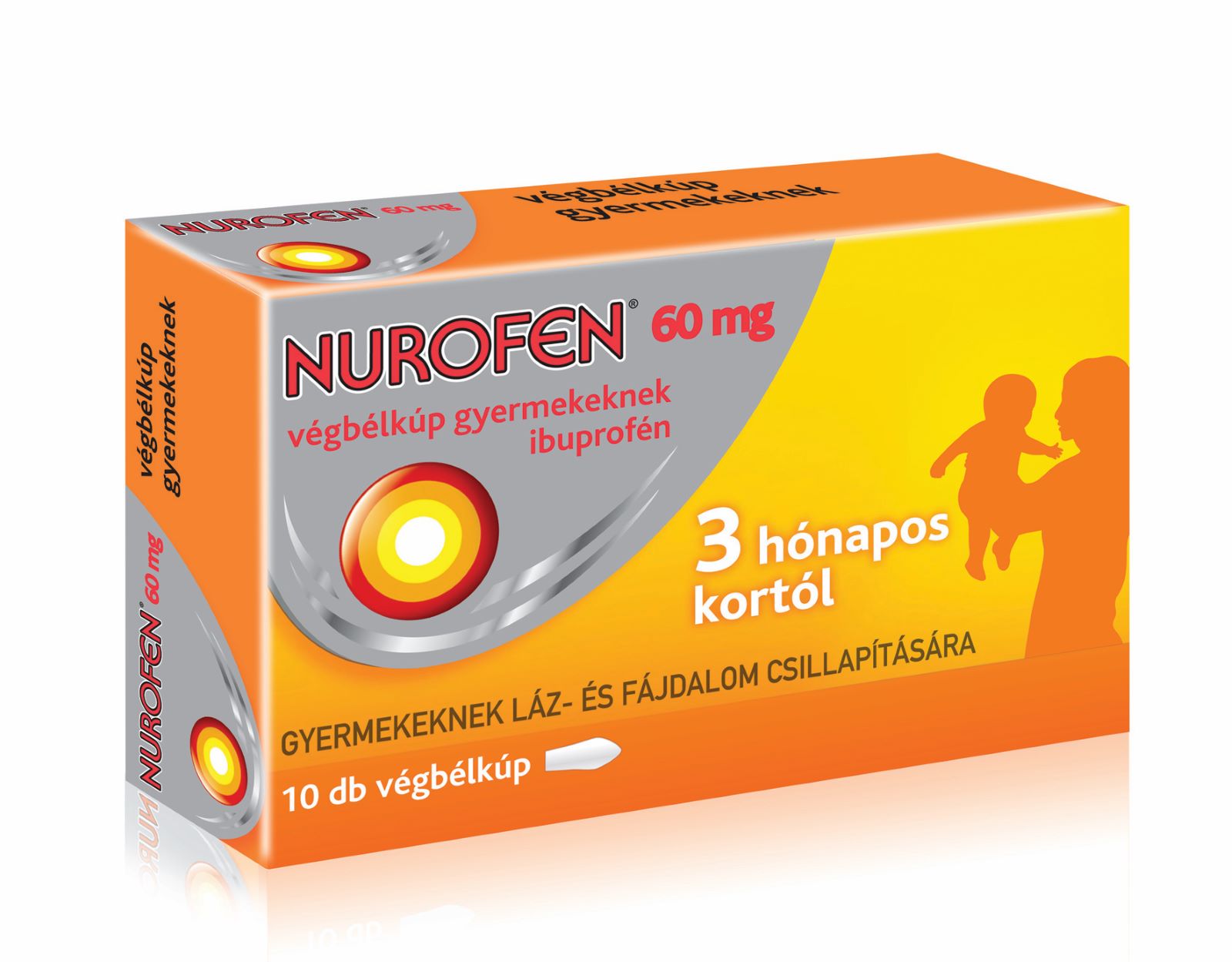 Nurofen 60 mg végbélkúp gyermekeknek