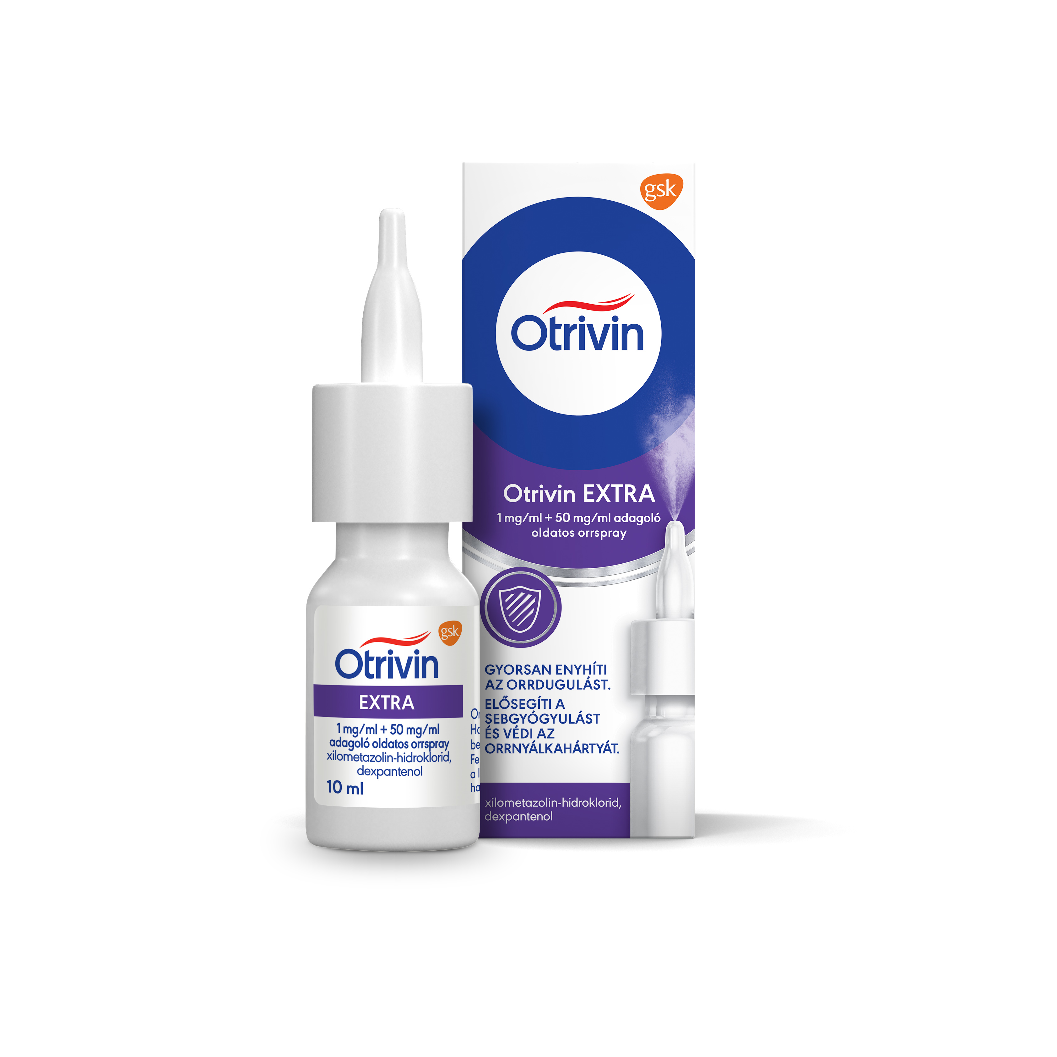 Otrivin Extra 1mg/ml+50mg/ml oldatos orrspray 