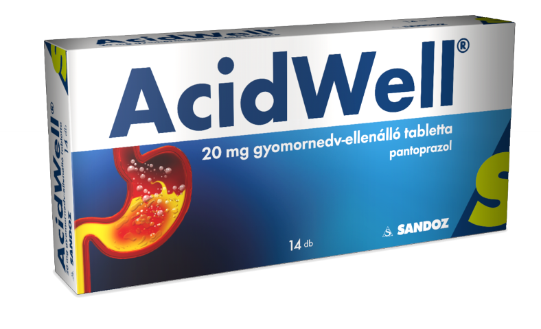 Acidwell 20 mg gyomornedv ellenálló tabletta