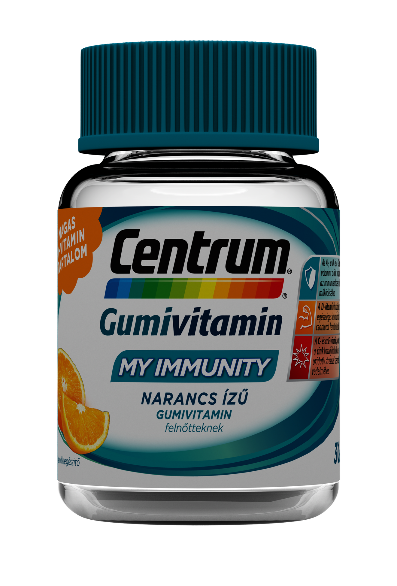 Centrum My Immunity gumivitamin narancs ízű