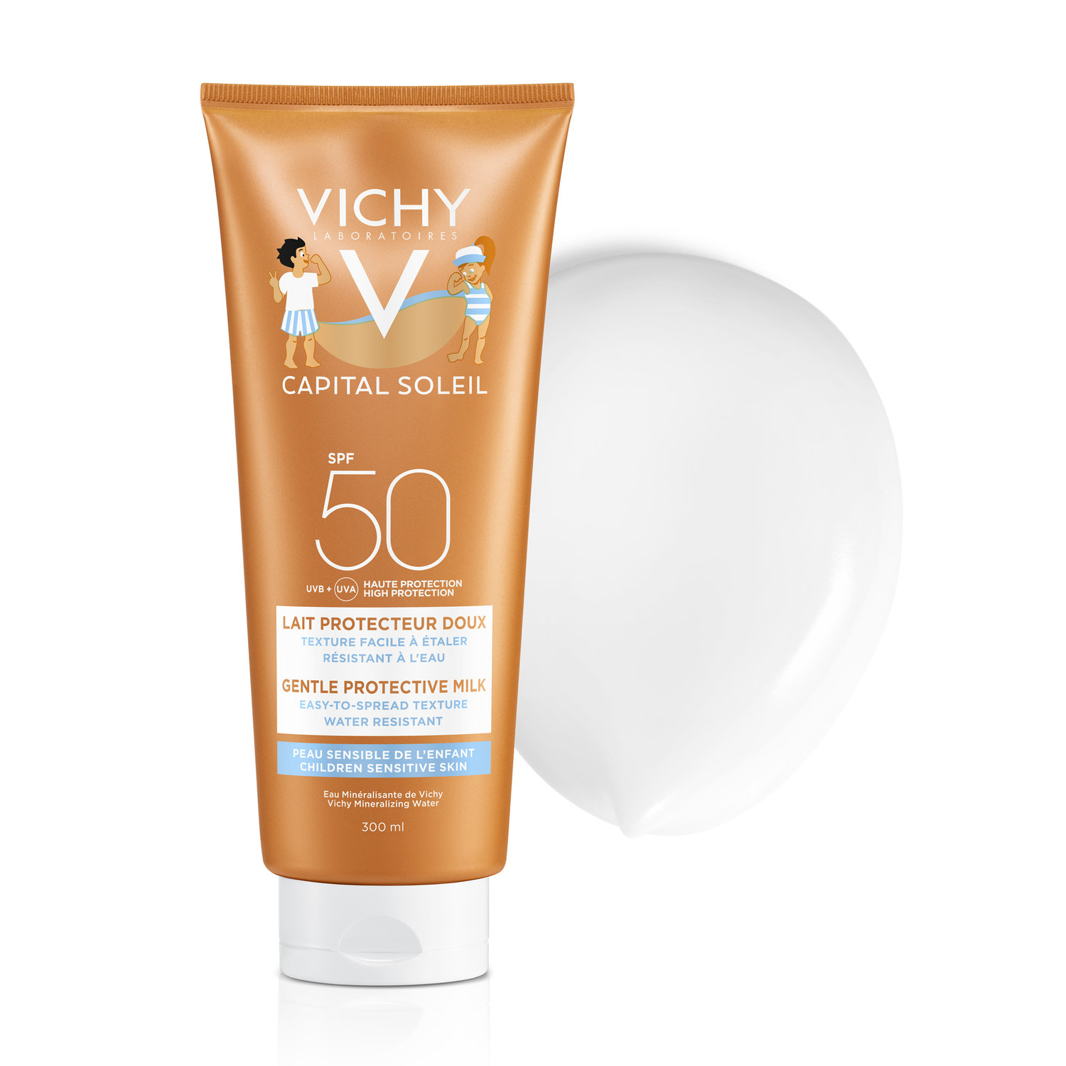 Vichy Idéal Soleil napvédő tej gyerek SPF50+