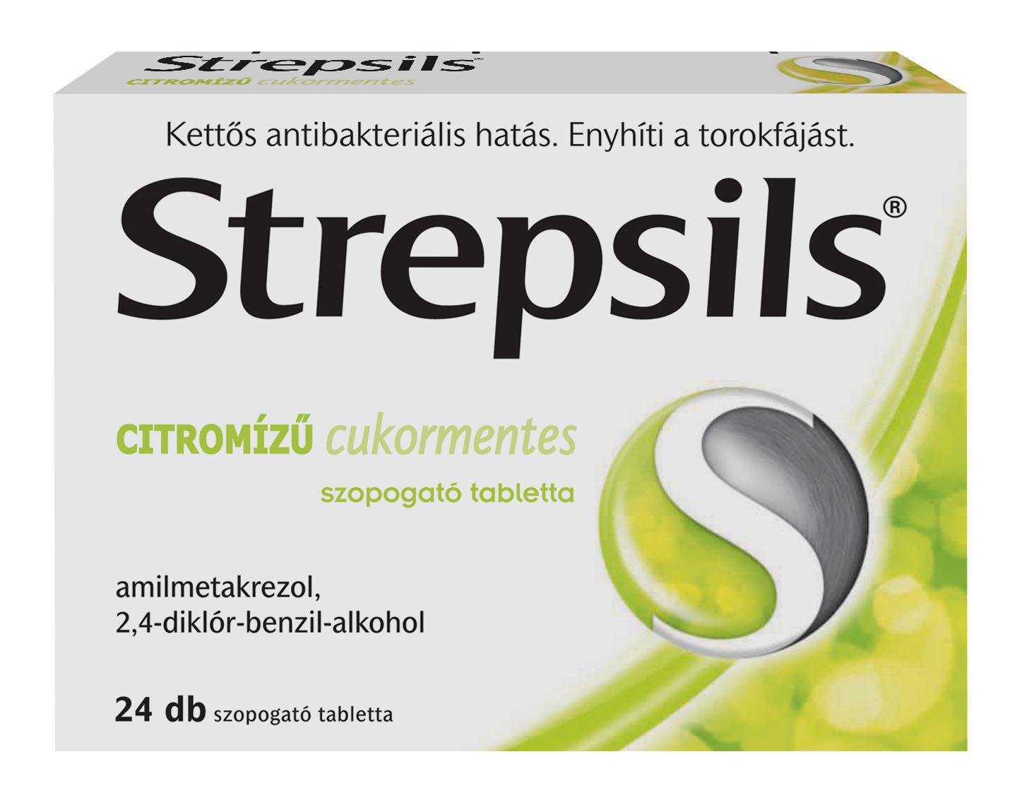 Strepsils Citromízű cukormentes szopogató tabletta
