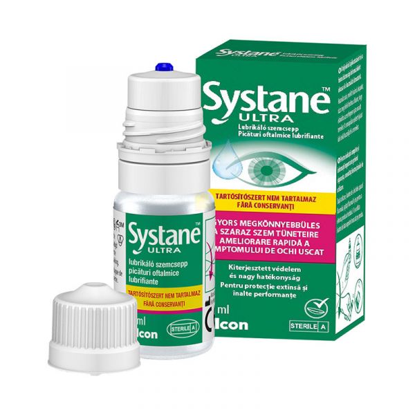 Systane Ultra lubrikáló tartósítószer mentes szemcsepp