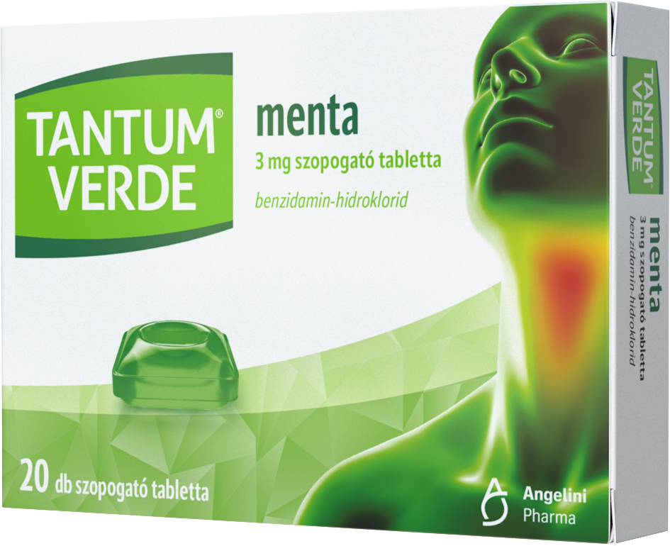 Tantum Verde menta 3 mg szopogató tabletta