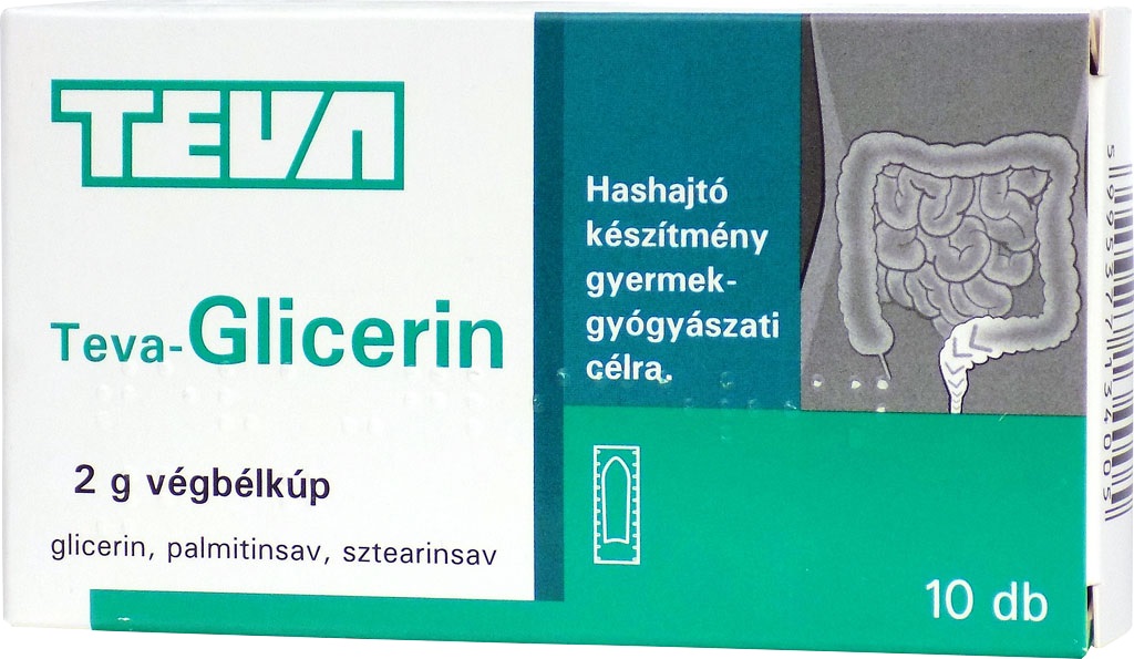 Teva-Glicerin 2 G végbélkúp (gyermek)