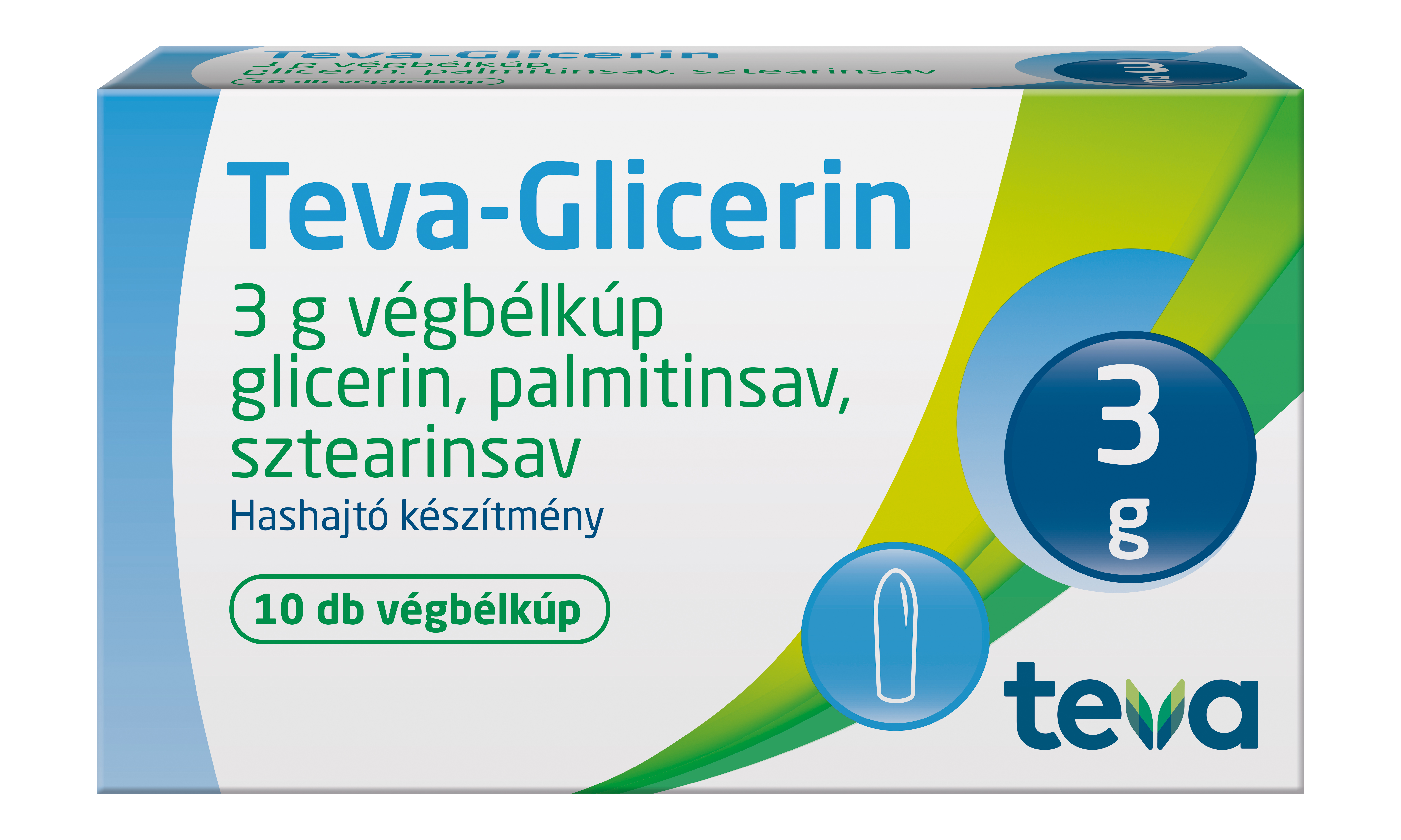 Teva-Glicerin 3 G végbélkúp (felnőtt)