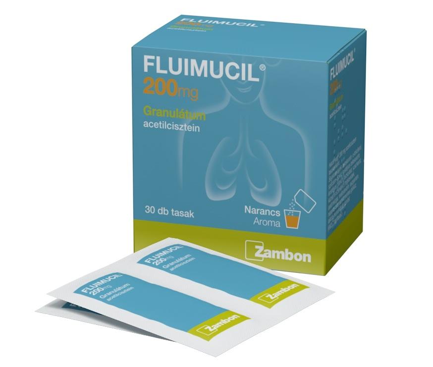 Fluimucil 200 mg granulátum