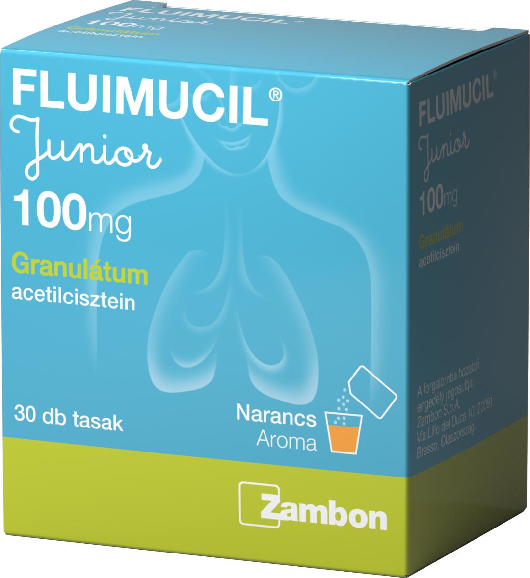 Fluimucil Junior 100 mg granulátum