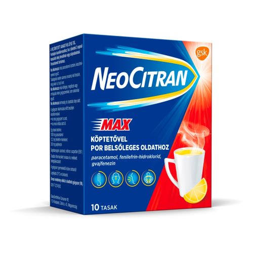 Neo Citran Max köptetővel por belsőleges oldathoz (NeoCitran)