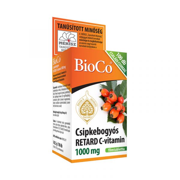 BioCo Csipkebogyós C-vitamin 1000 mg retard tabletta 