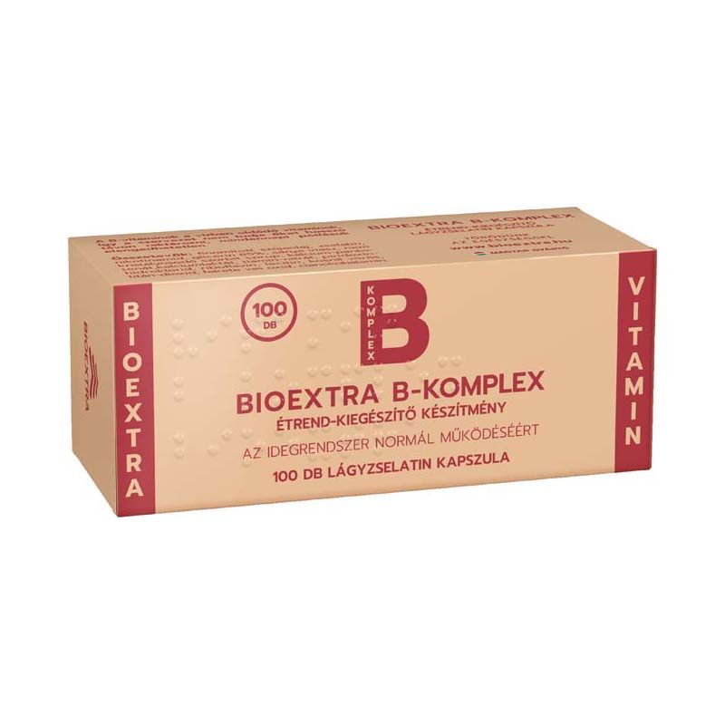 Bioextra B vitamin komplex lágyzselatin kapszula