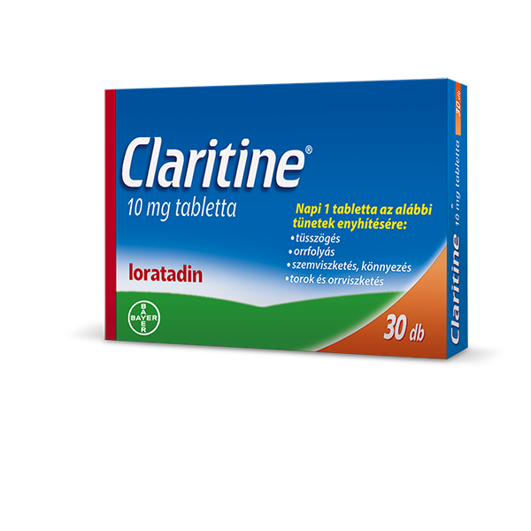 Claritine 10 mg tabletta 