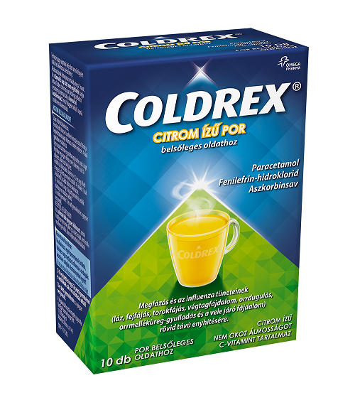 Coldrex citrom izű por belsőleges oldathoz