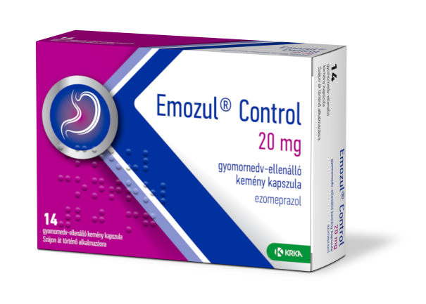 Emozul Control 20 mg kemény kapszula